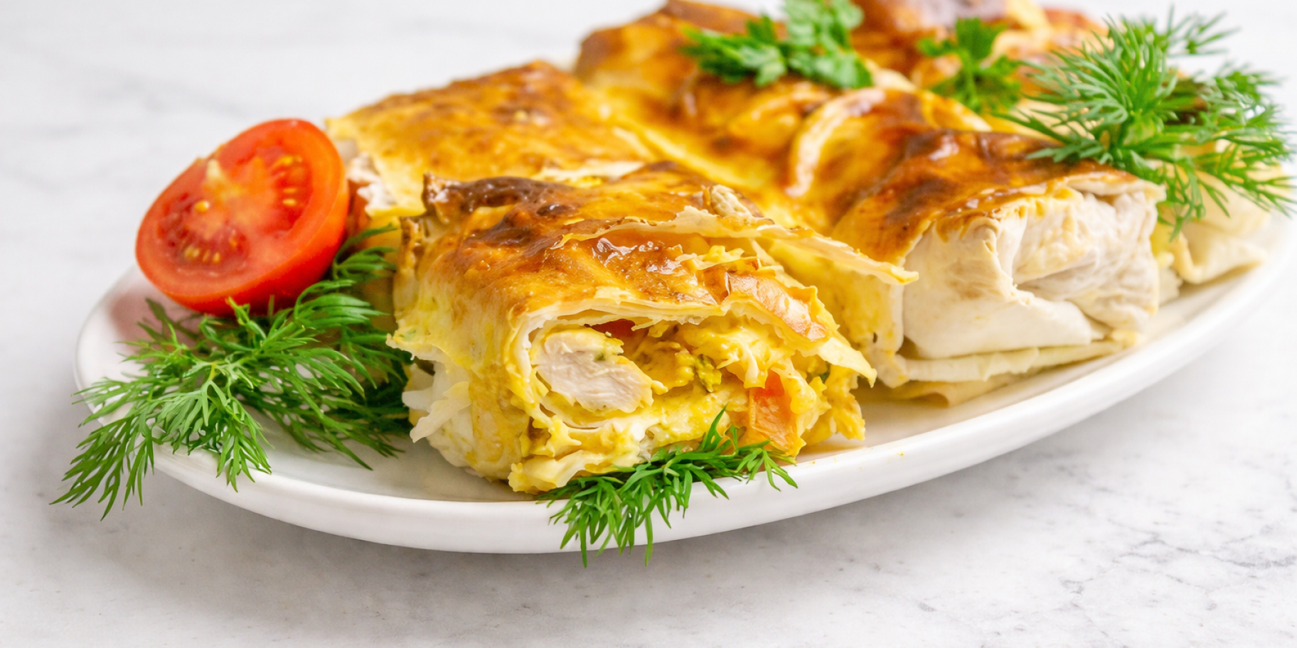 Куряче філе в лаваші