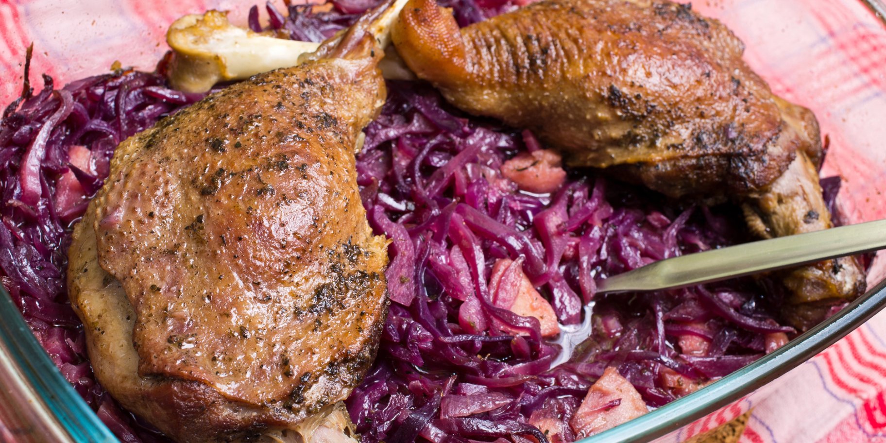 Запечена качка по-старочеськи