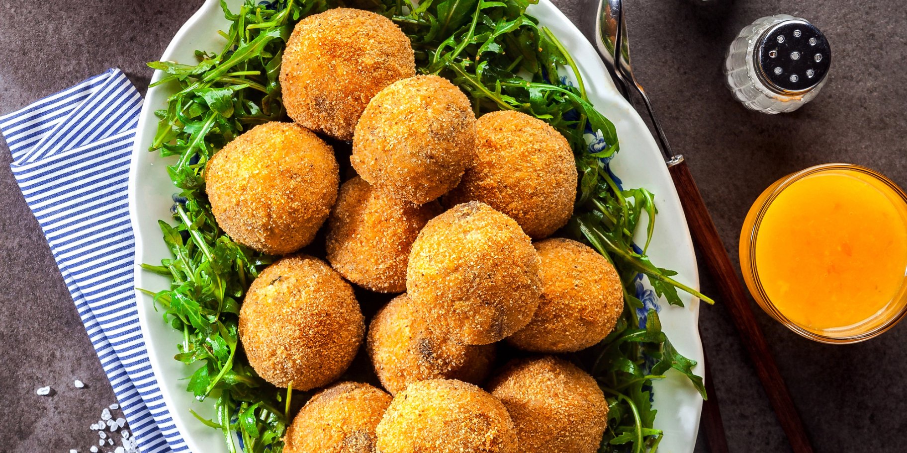 Запечені рисові кульки з сиром