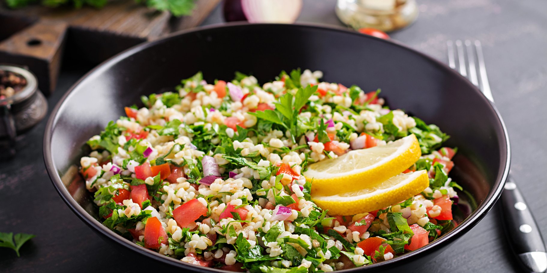 Салат з булгуром і овочами