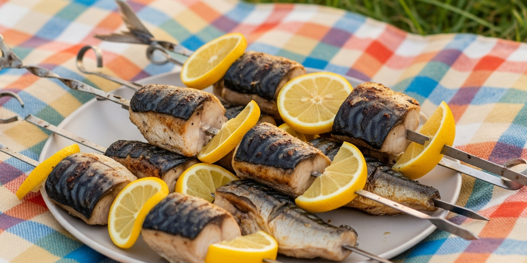 Шашлик зі скумбрії Шашлик зі скумбрії