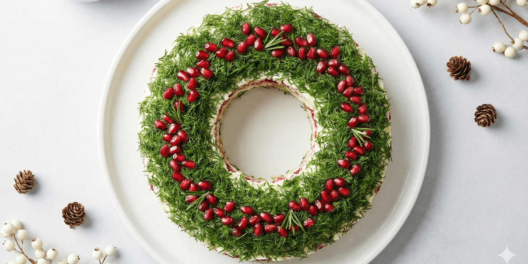 «Різдвяний вінок» з куркою