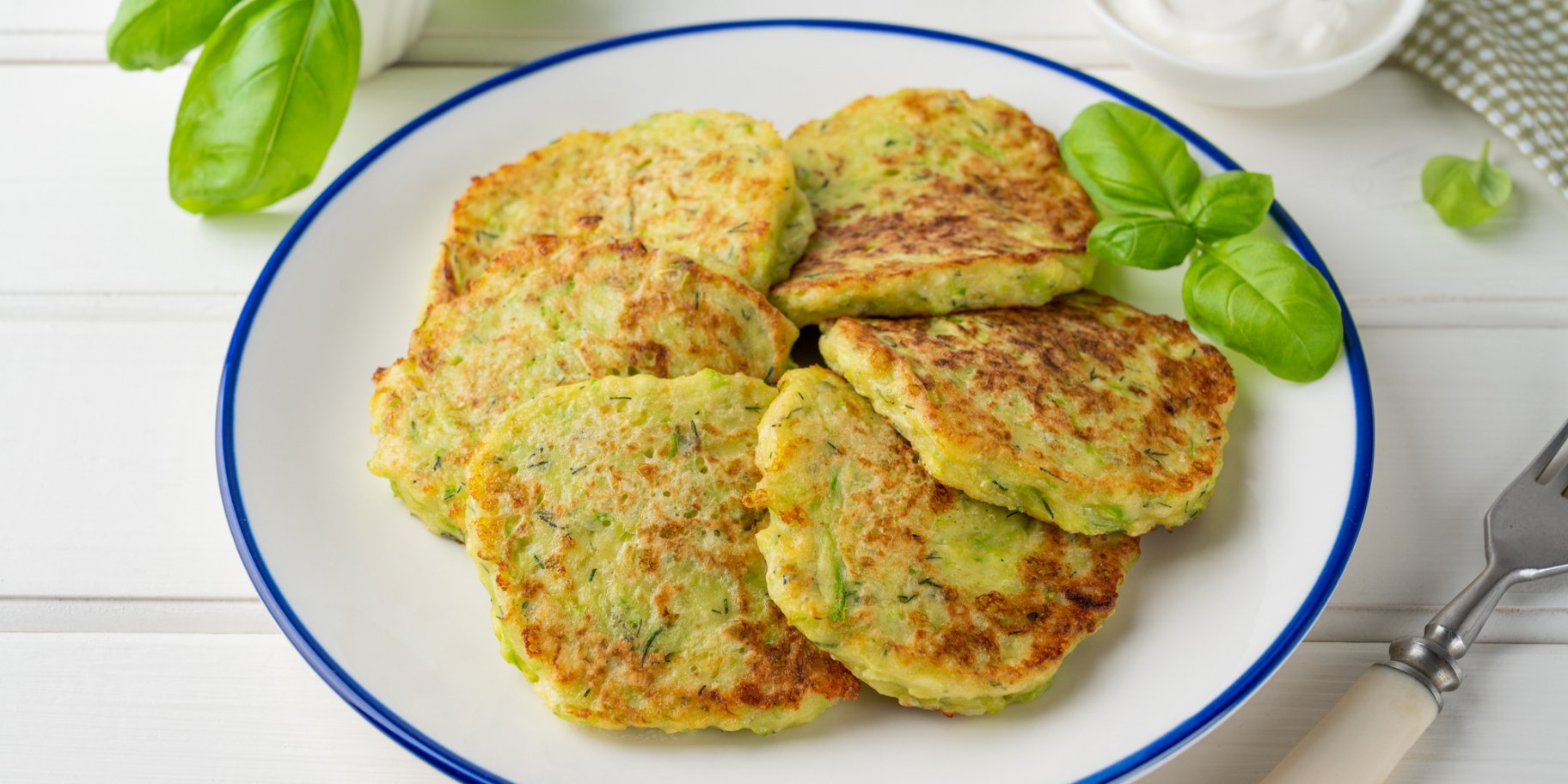 Шпинатні оладки з сиром