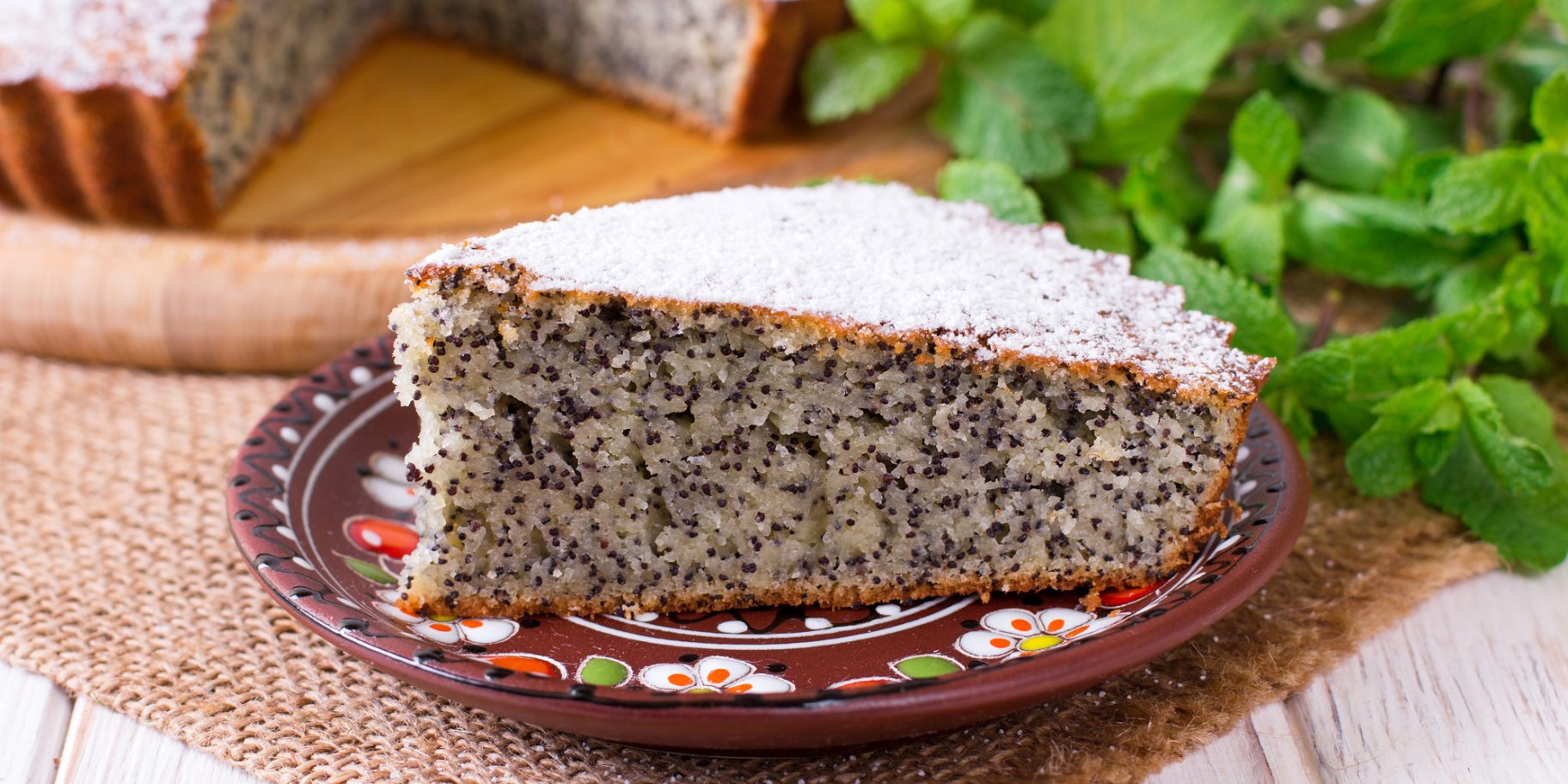 Сирний кекс з маком