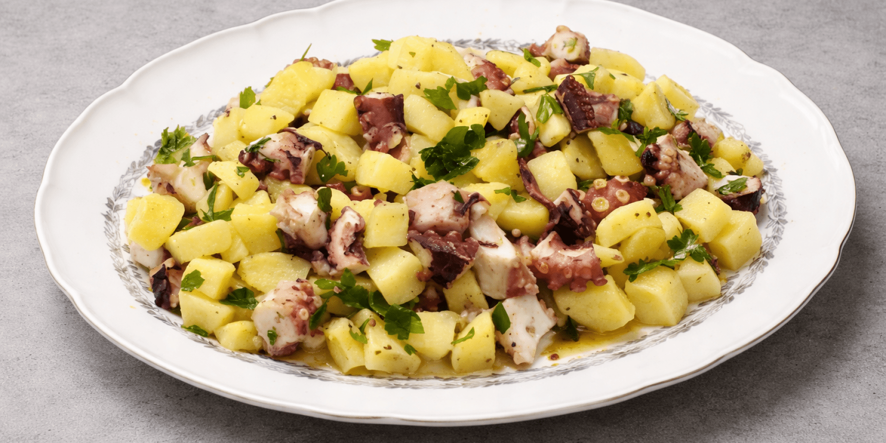 Картопля з восьминогом