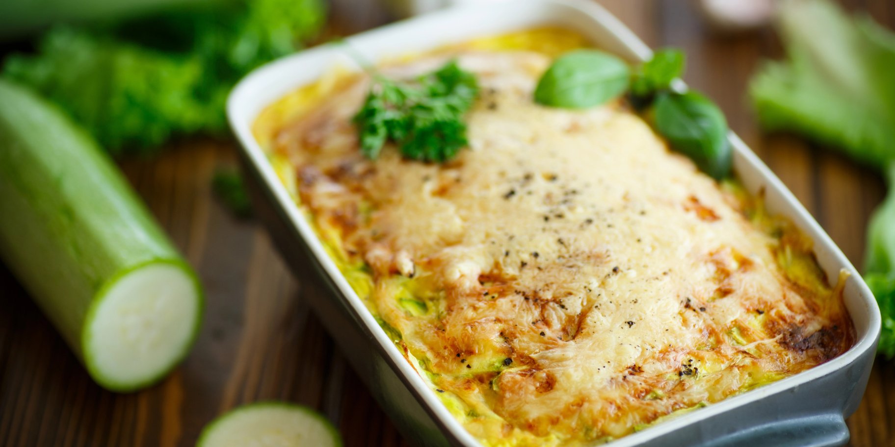 Запіканка з кабачком та фаршем