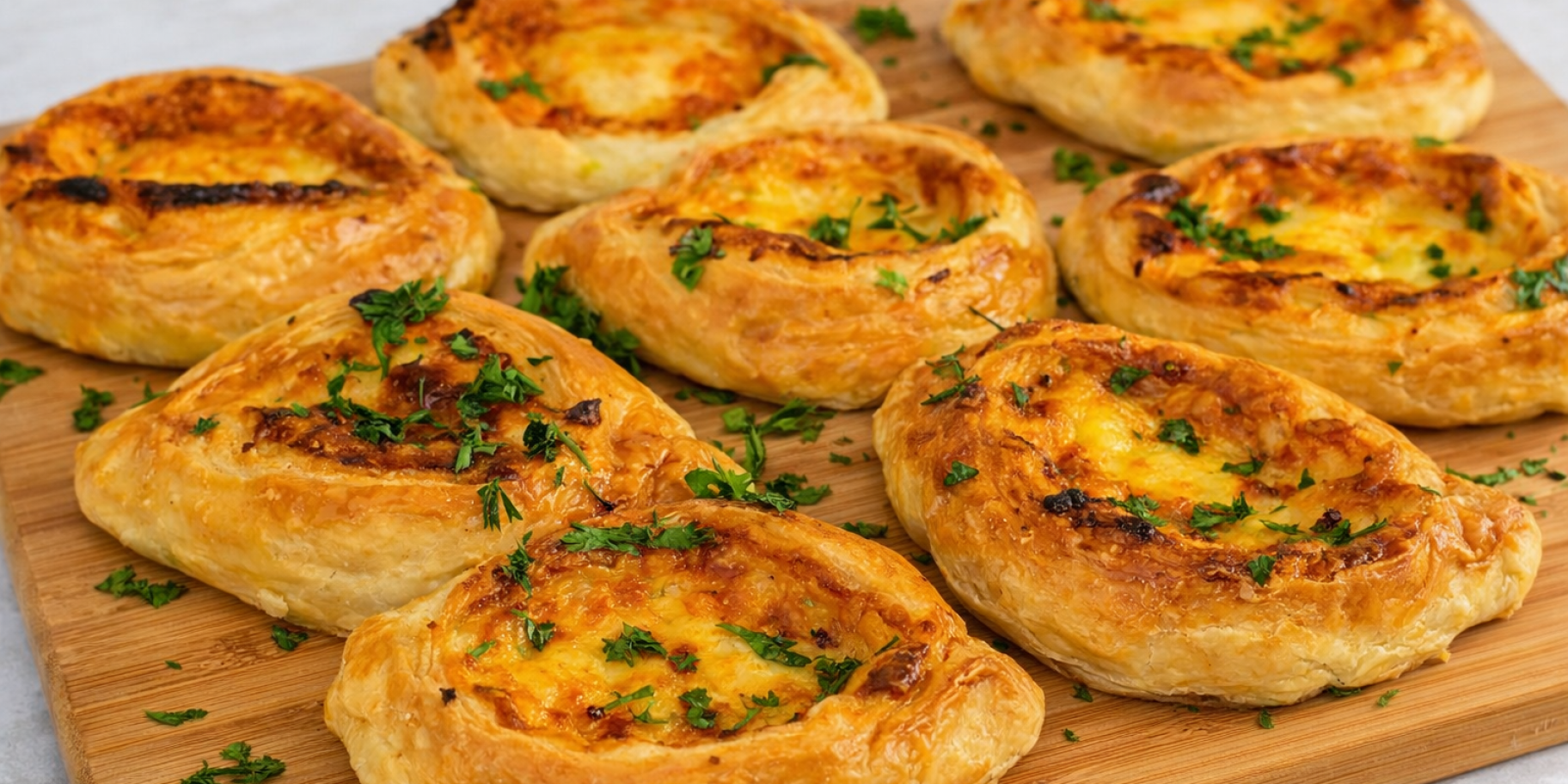 Відкриті пиріжки з сиром