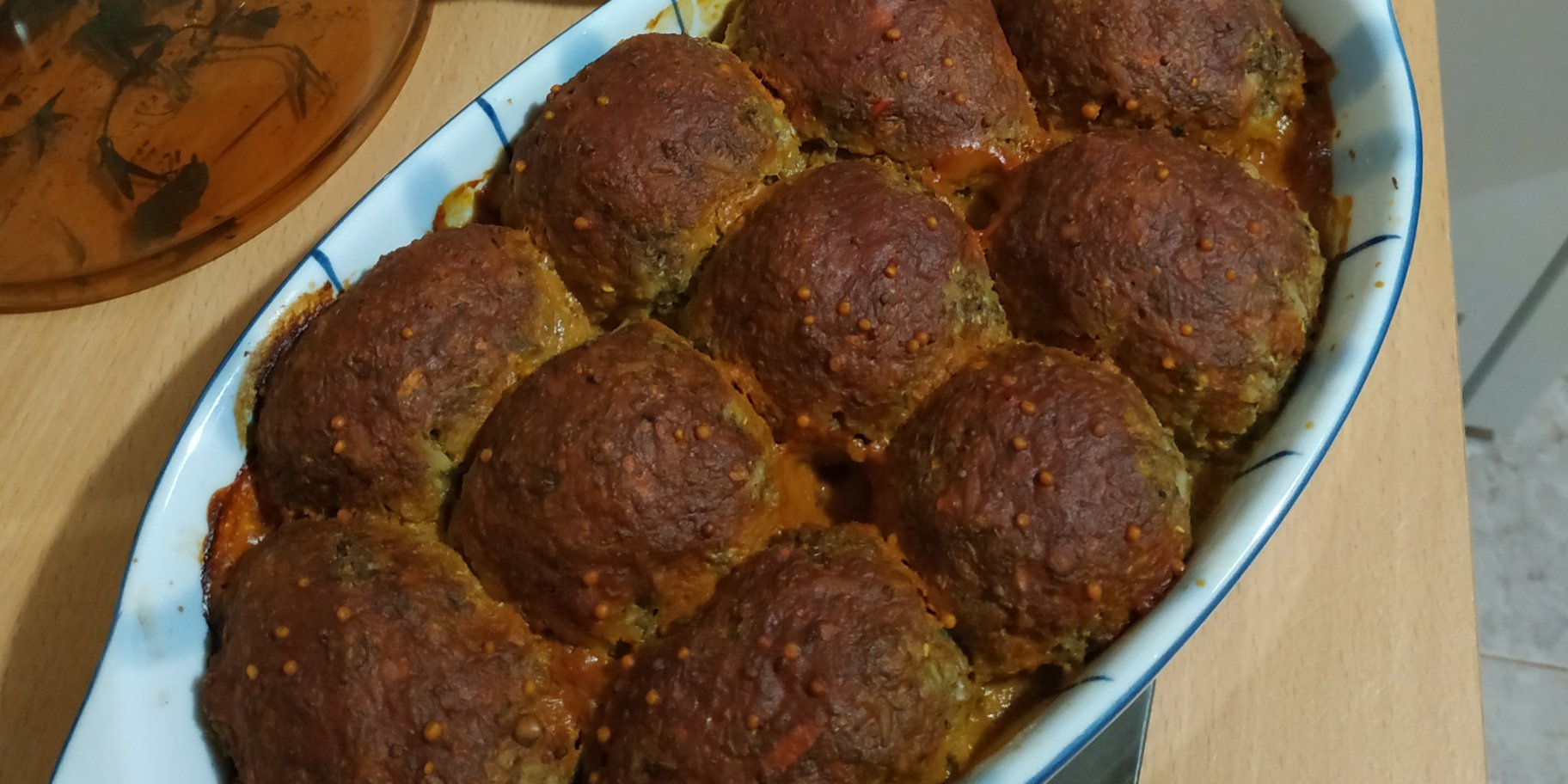 Ліниві веганські голубці із сочевицею в духовці