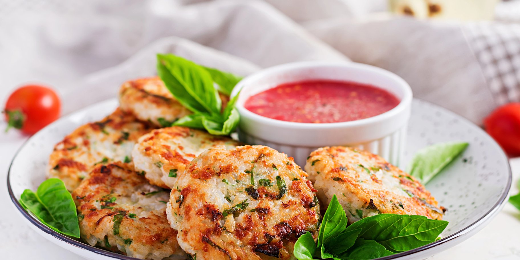 Вафельні бризолі з курячим фаршем Вафельні бризолі з курячим фаршем