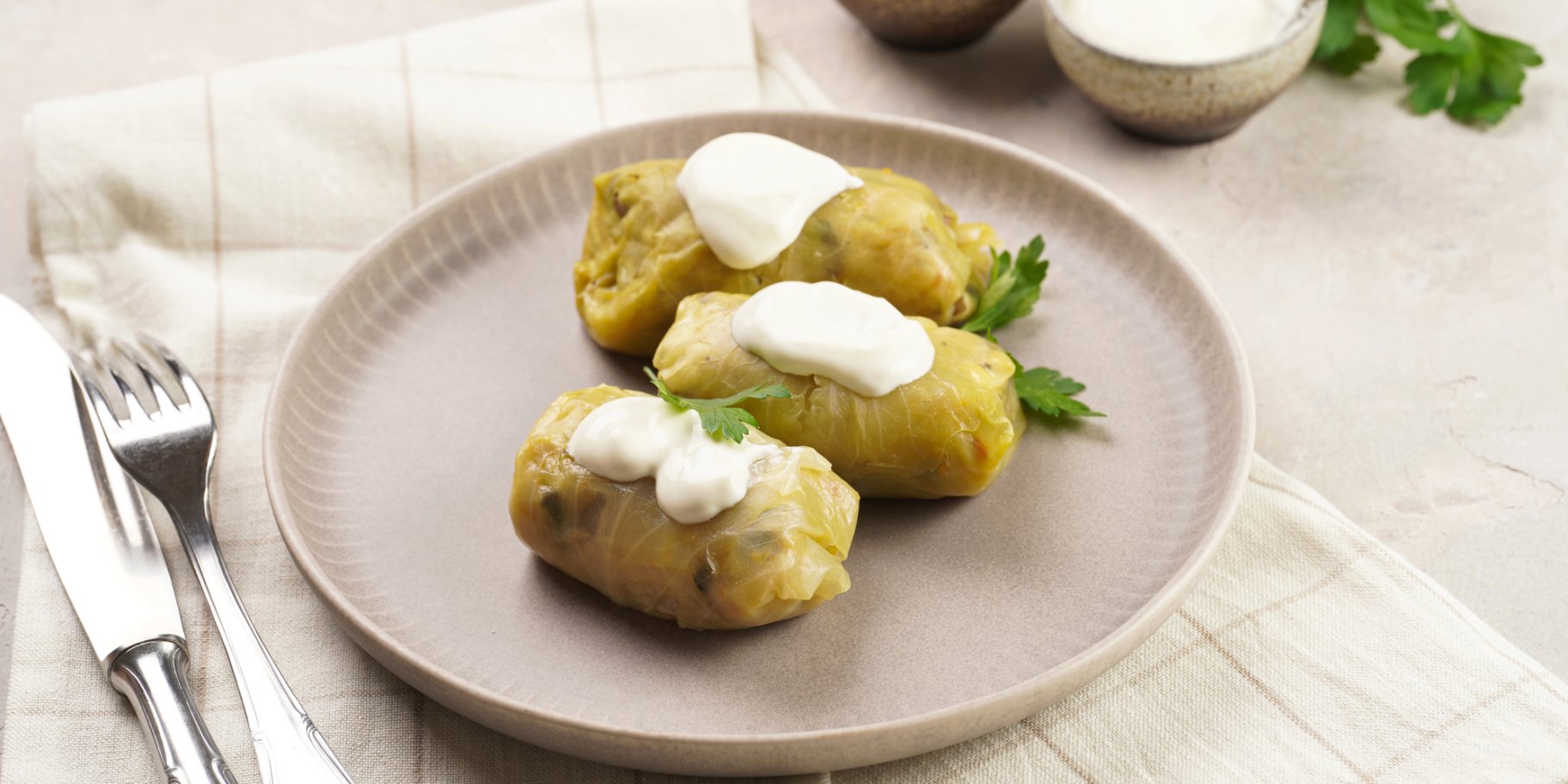 Голубці з курячим фаршем на парі