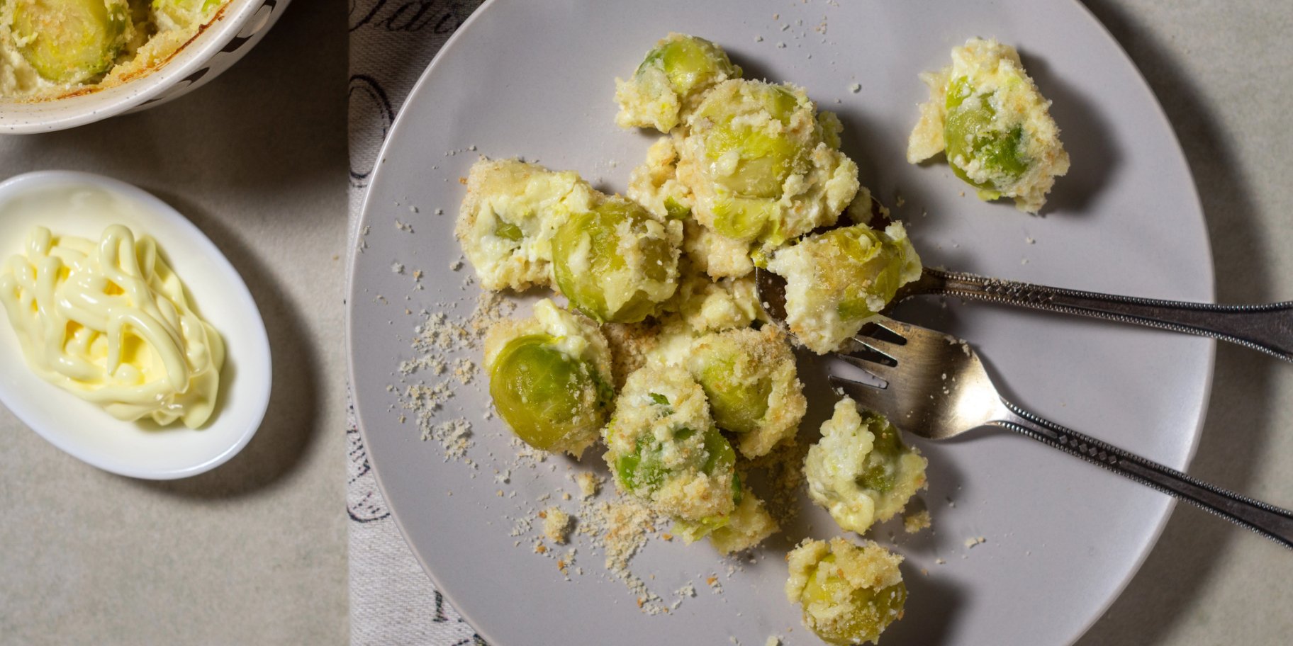 Вершкове рагу з брюссельської капусти