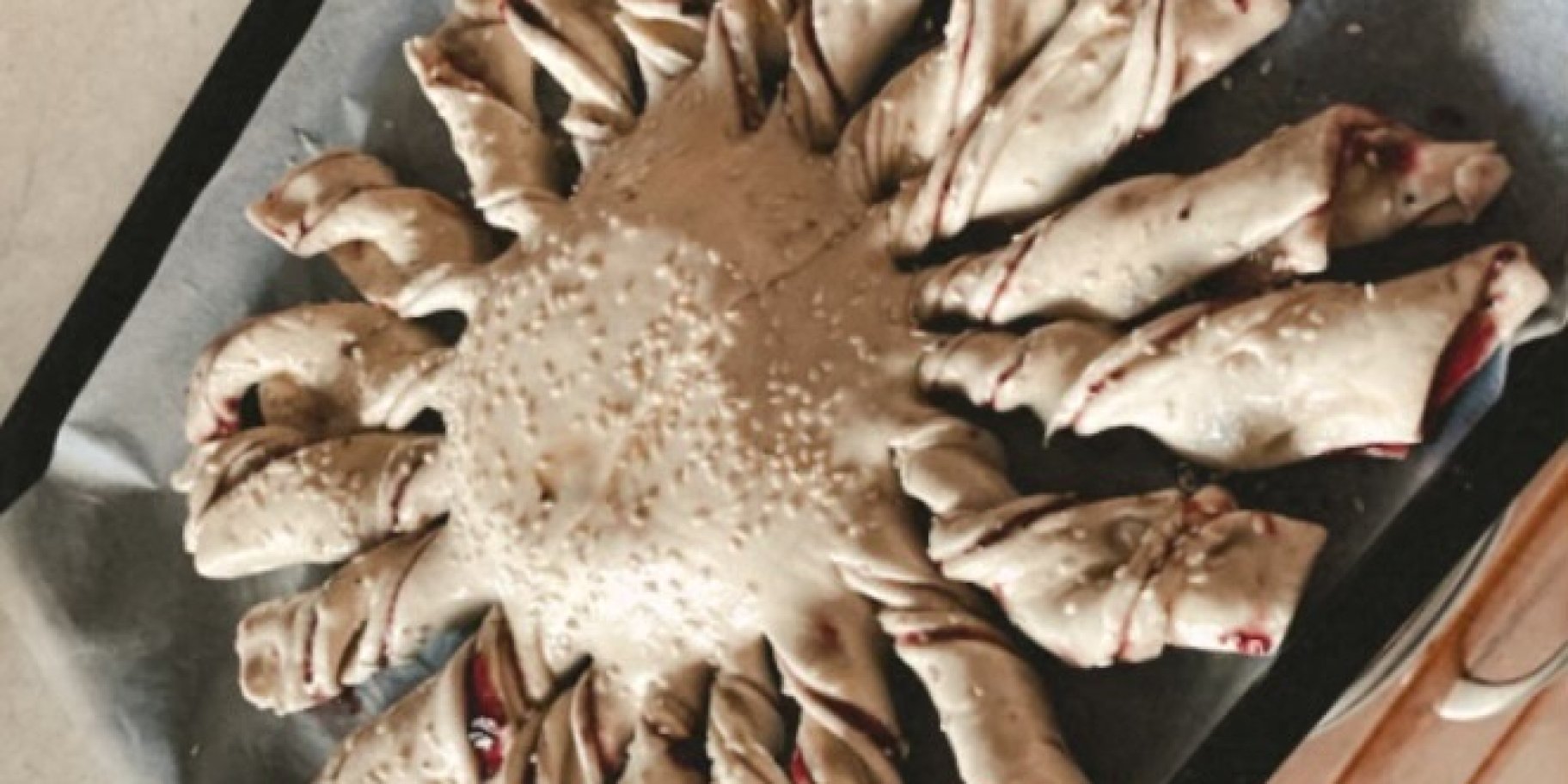 Камамбер у тісті з джемом “Сонечко”