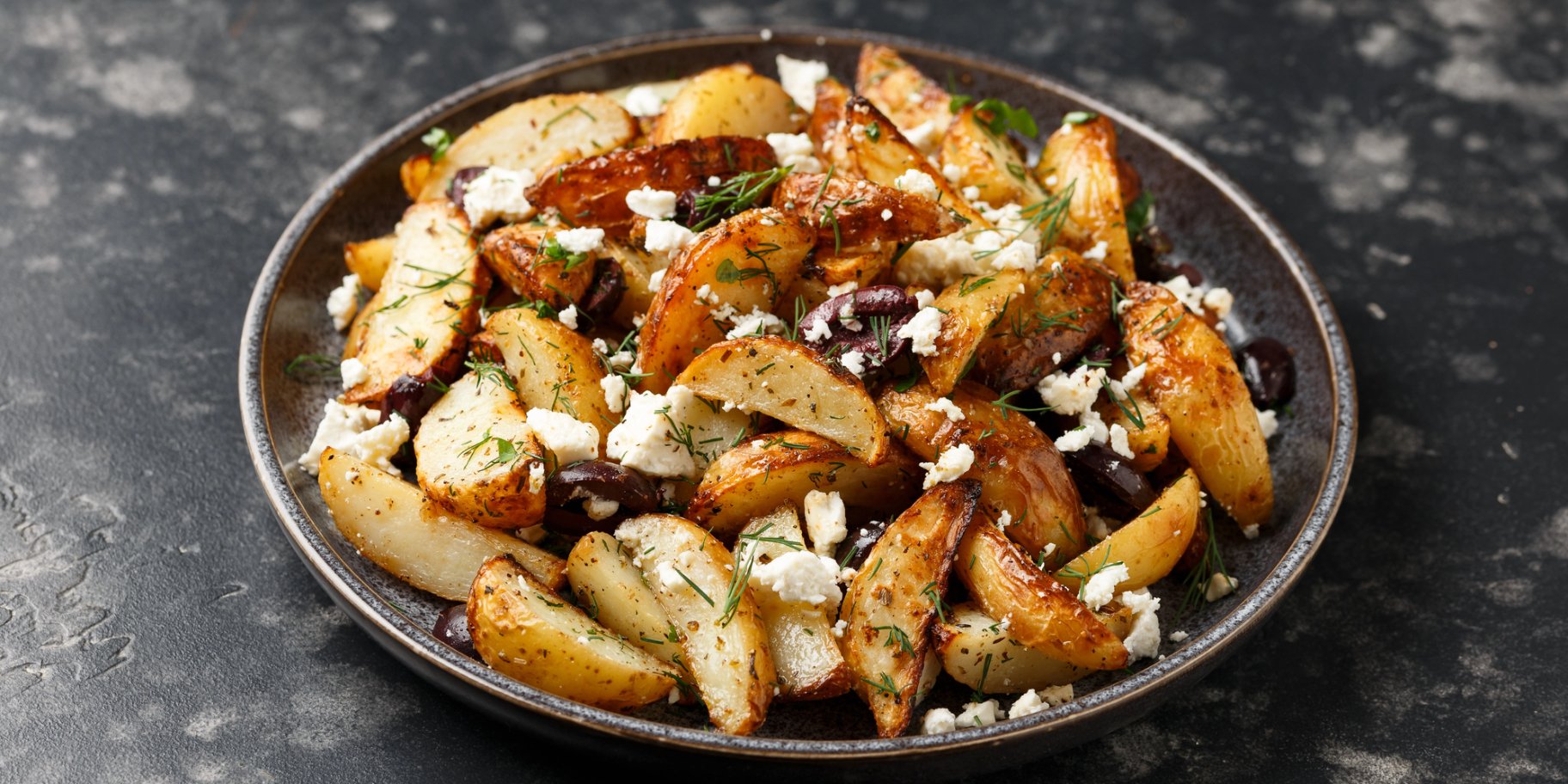 Запечена картопля з фетою