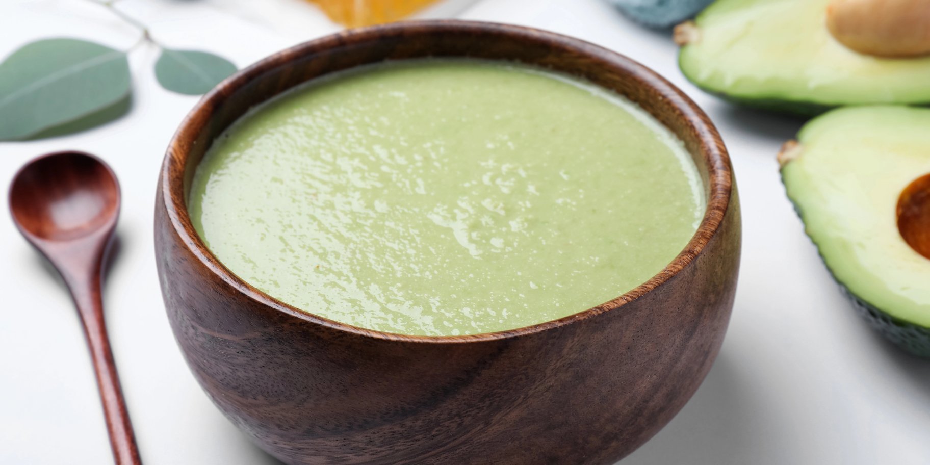 Пюре з рису та авокадо