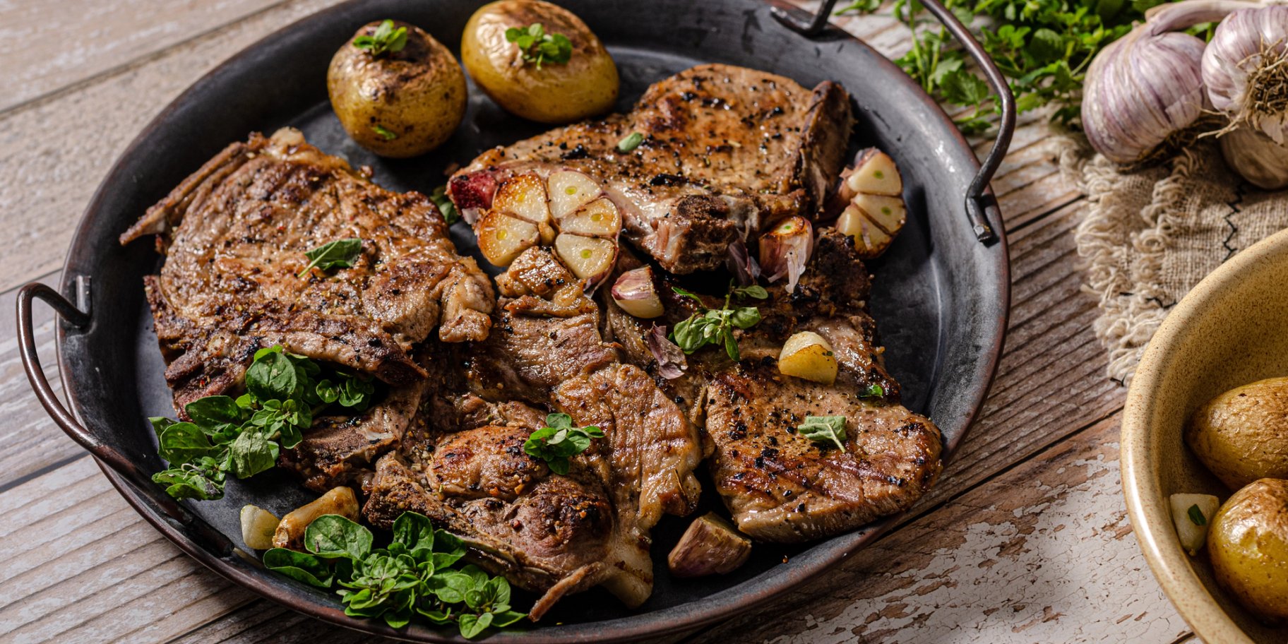 Кубинський яловичий стейк у маринаді