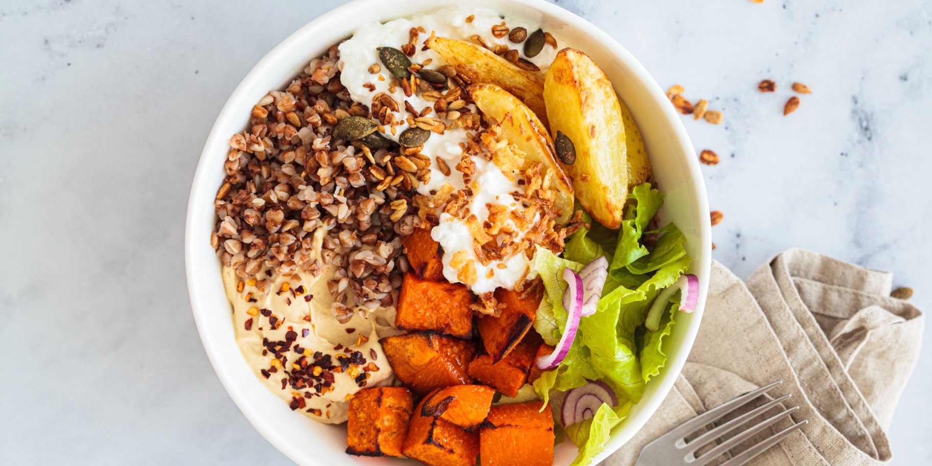 Гарбуз з гречкою