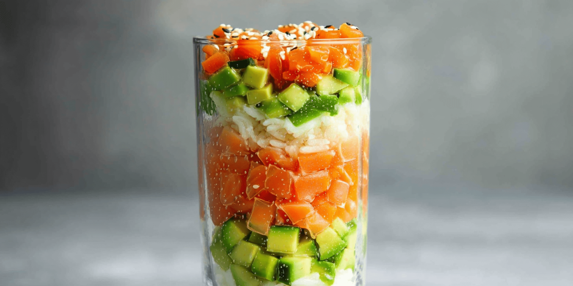 Ліниві суші в склянці