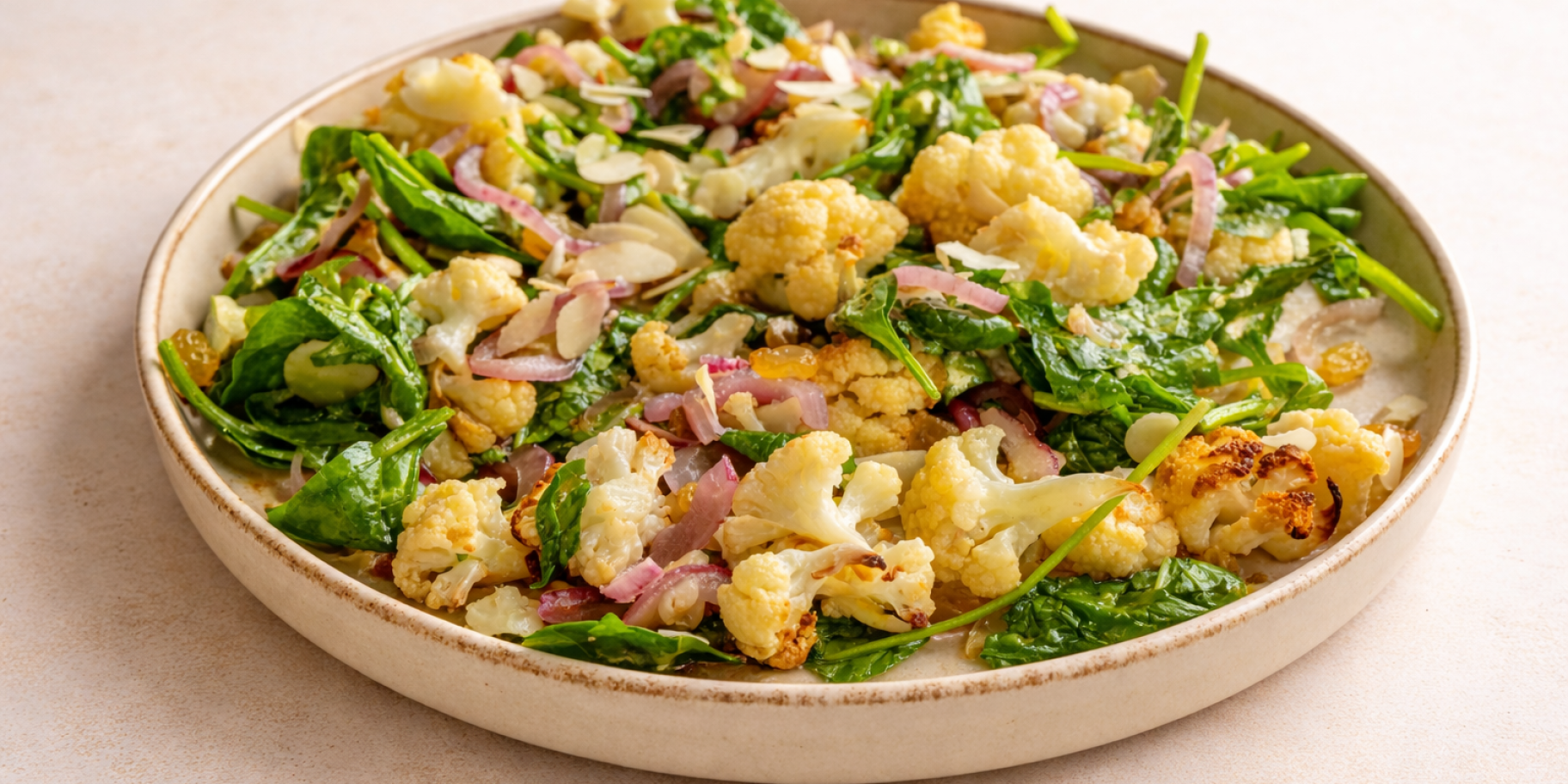Пісний салат з цвітною капустою