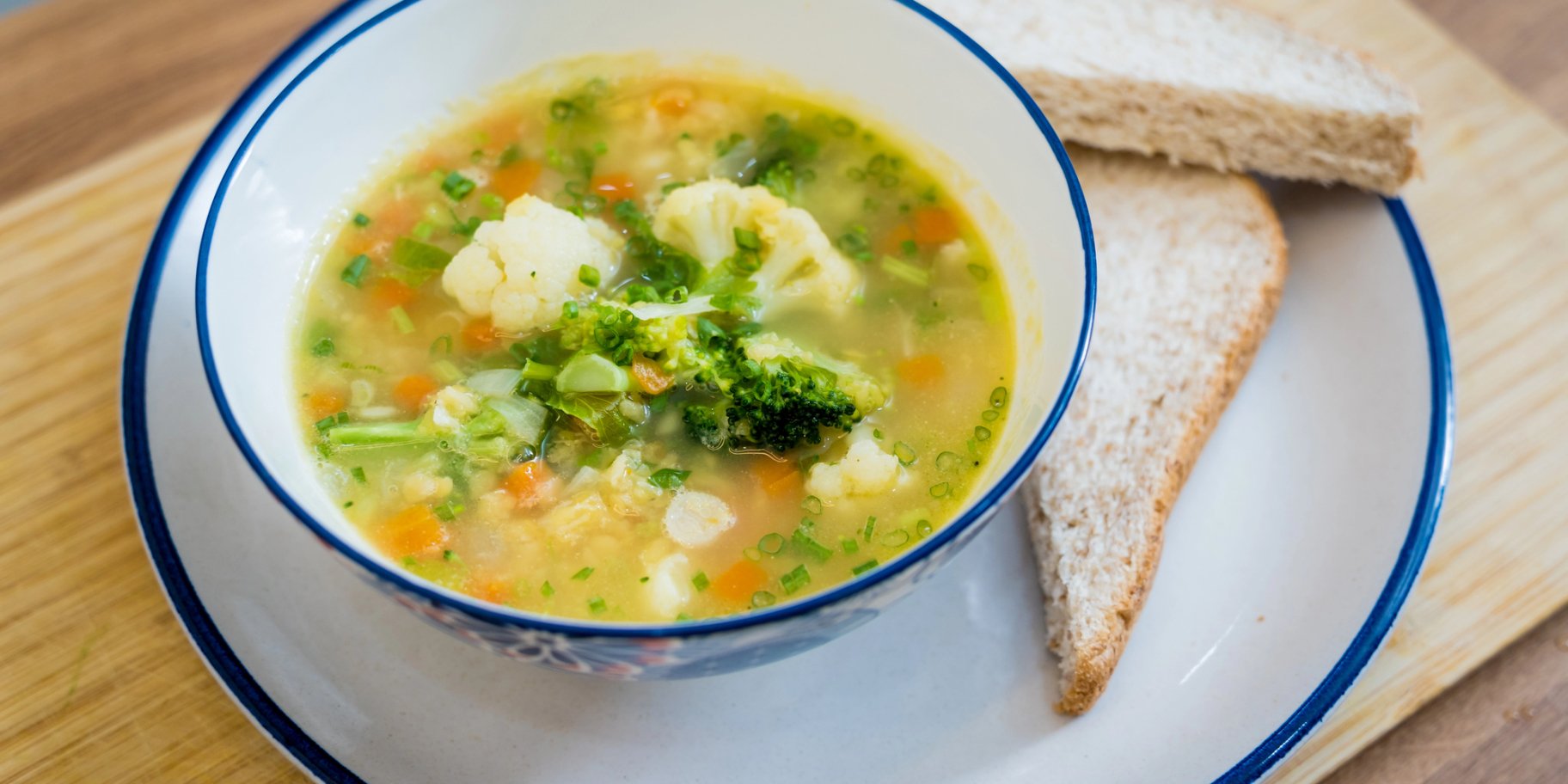 Суп з пшениці та нуту