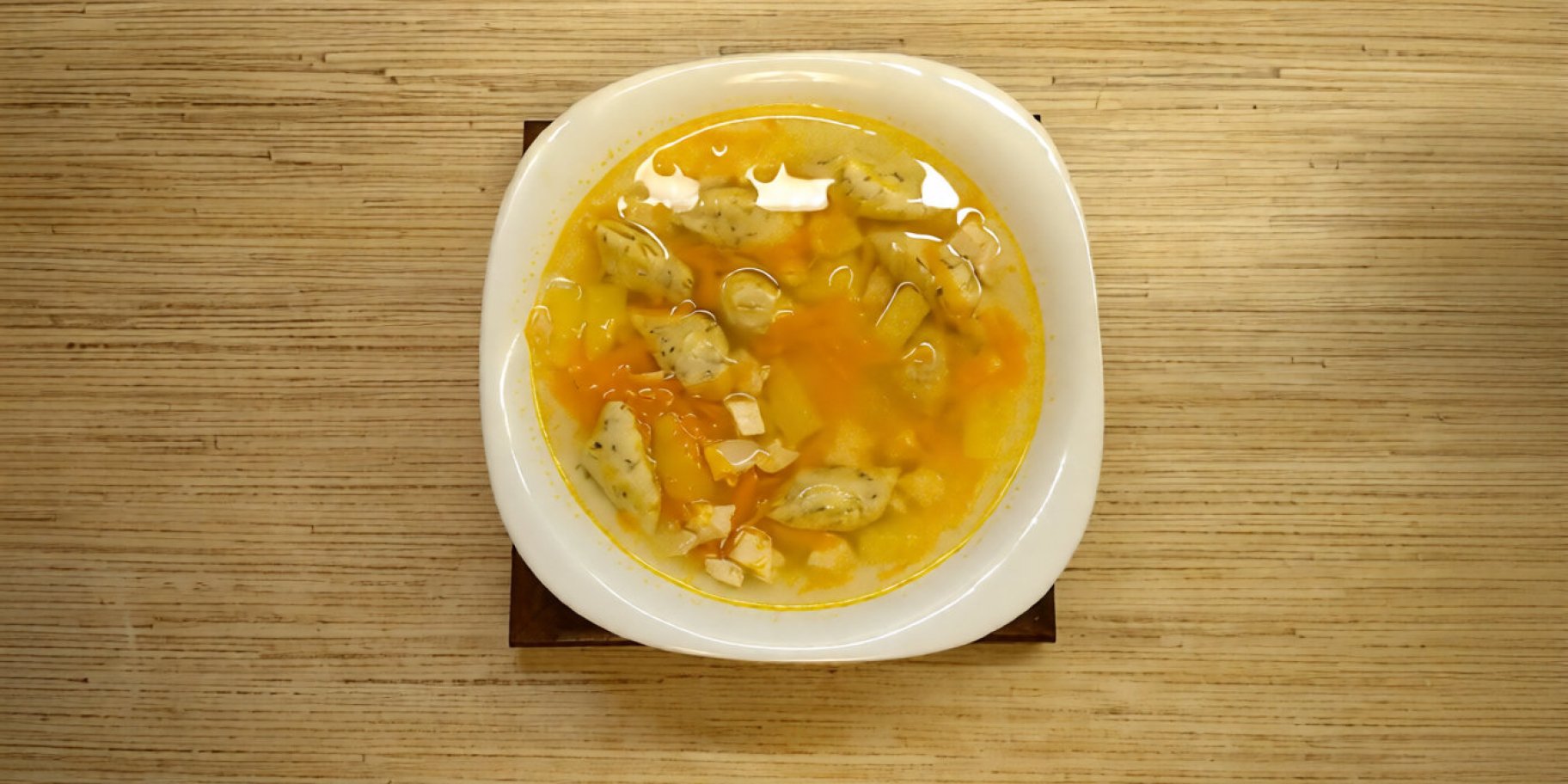 Суп з галушками