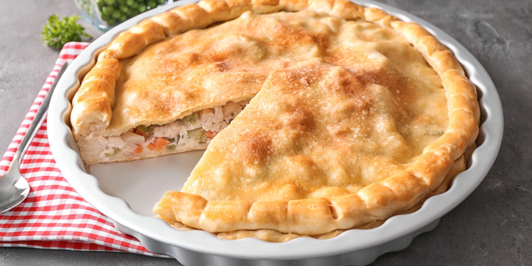 Пирог с грибами