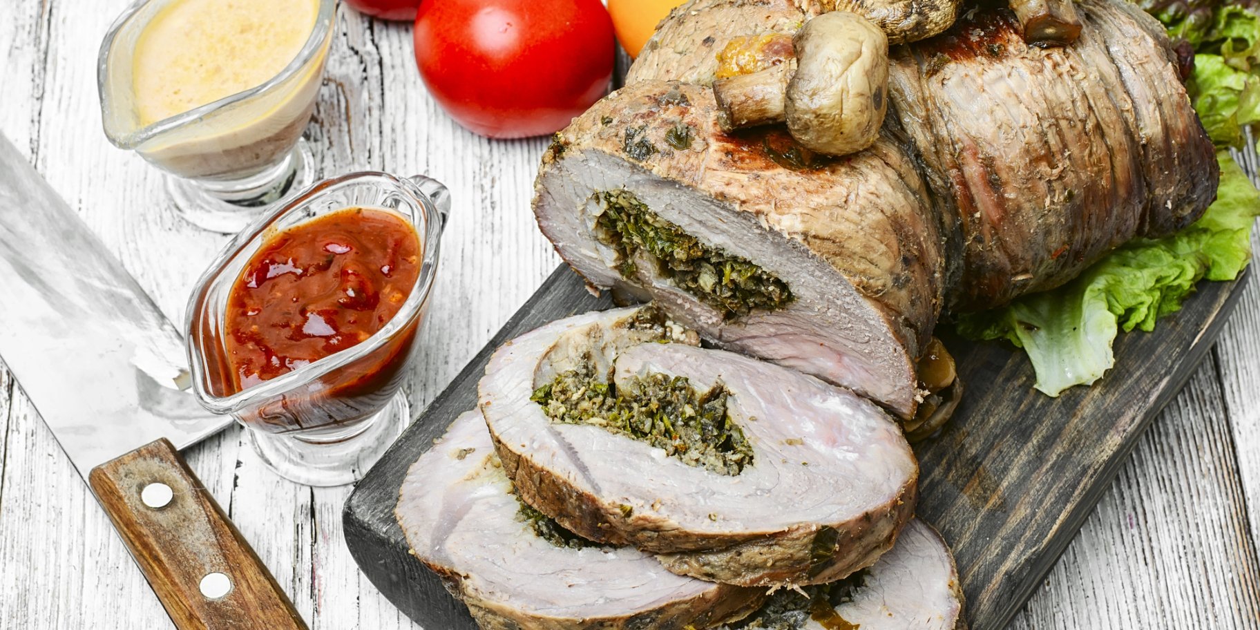 Рулет з телятини з цитрусовими