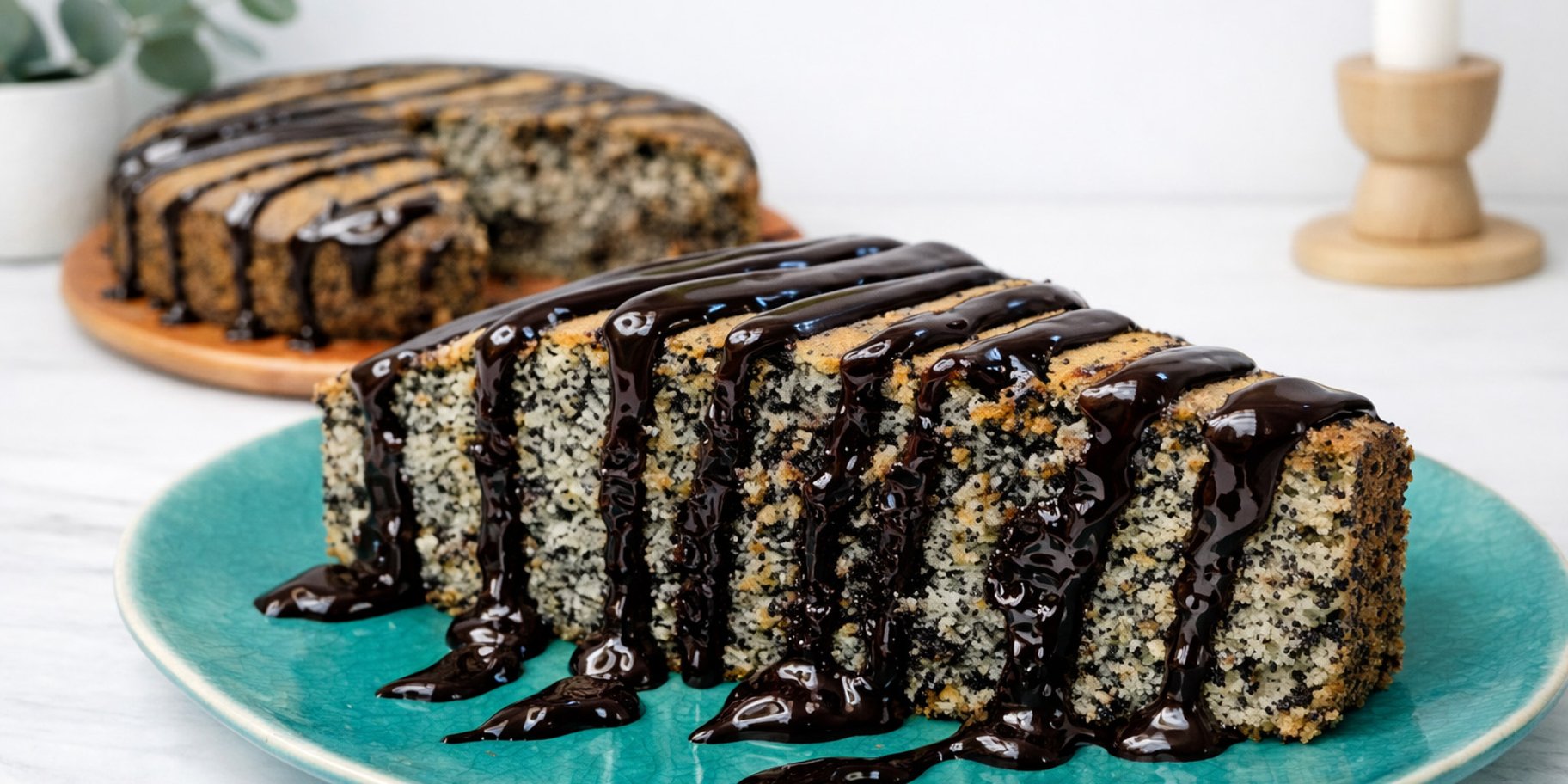 Маковий манник з шоколадом