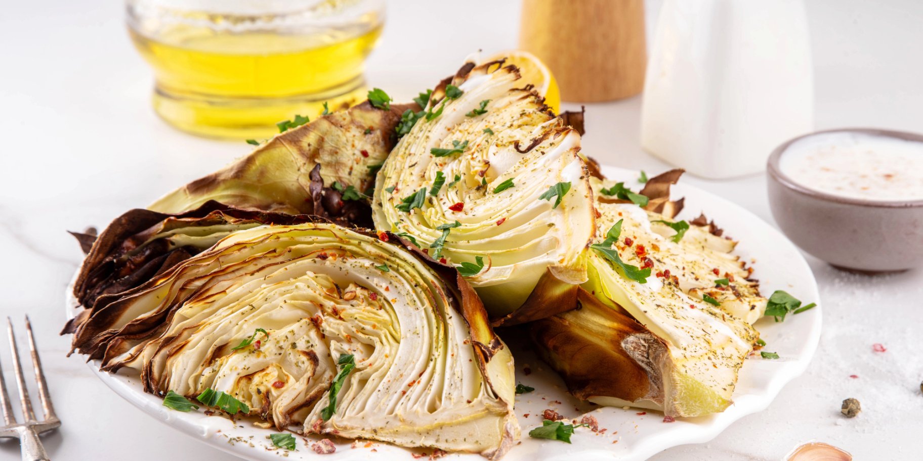 Запечена капуста з гірчицею