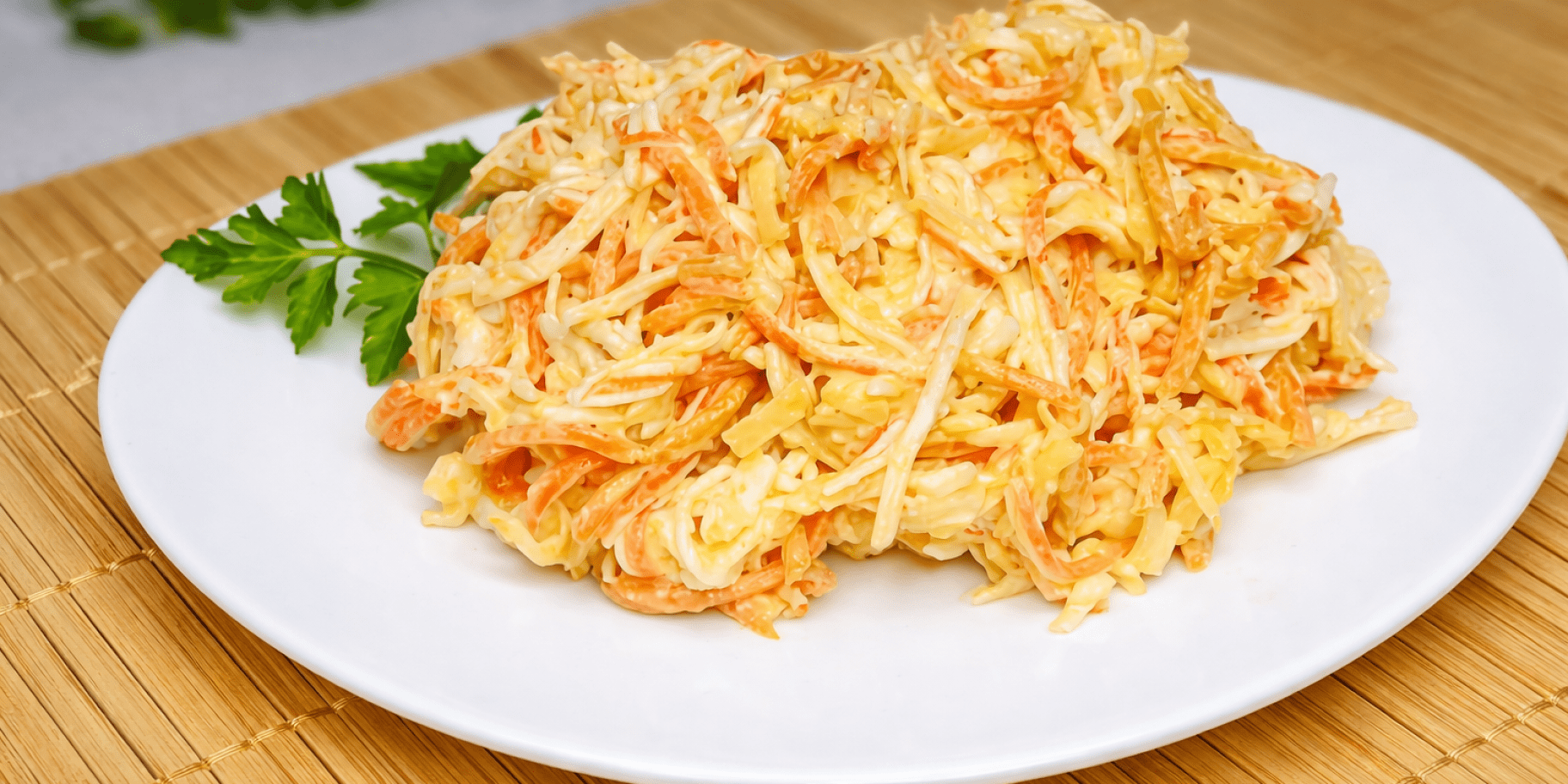 Закуска з крабовими паличками