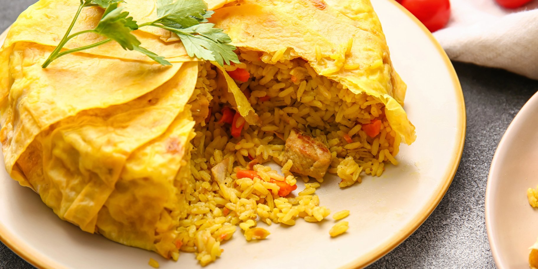 Плов у лаваші