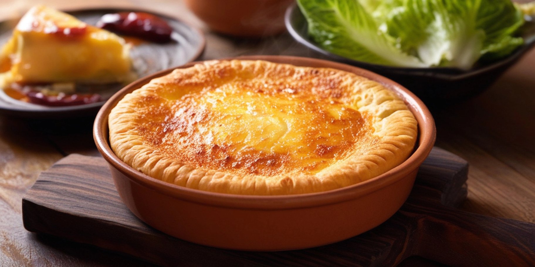 Пиріг із шинкою, індичкою та брюссельською капустою