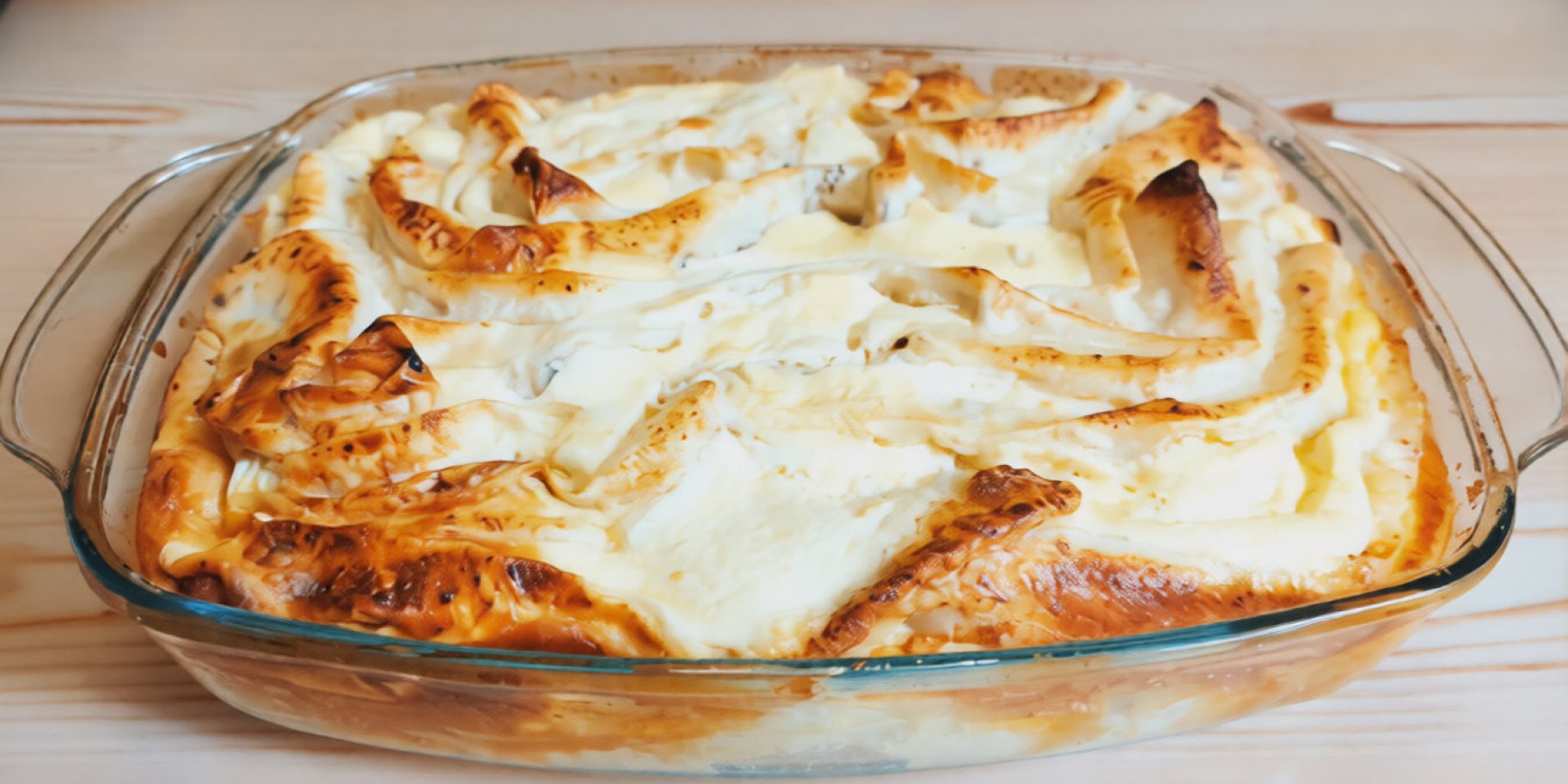 Лаваш, запечений із сиром