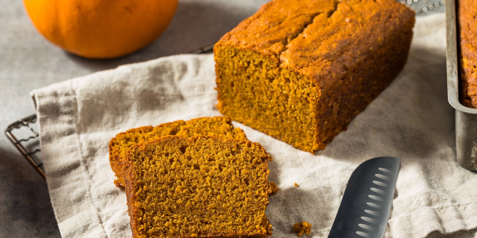 Низькокалорійний гарбузовий хліб