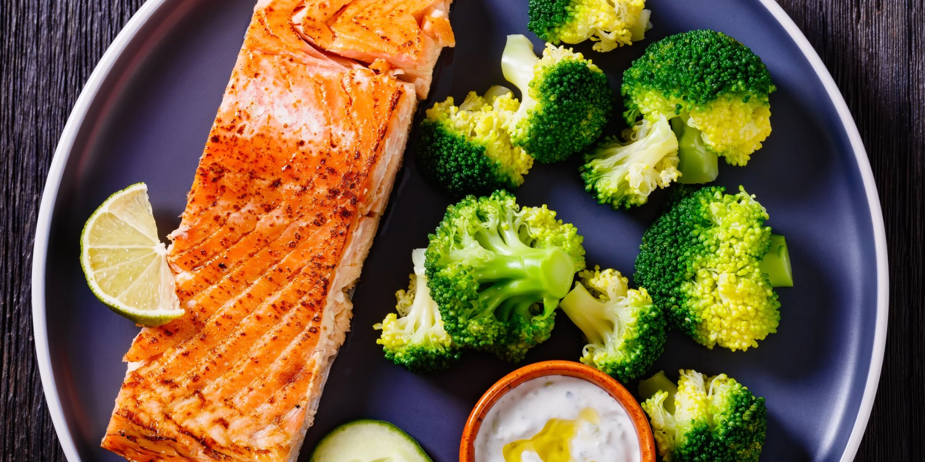 Лосось з овочами в соусі теріякі