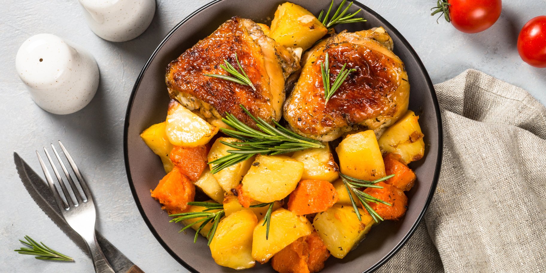 Курка, запечена з овочами Курка, запечена з овочами