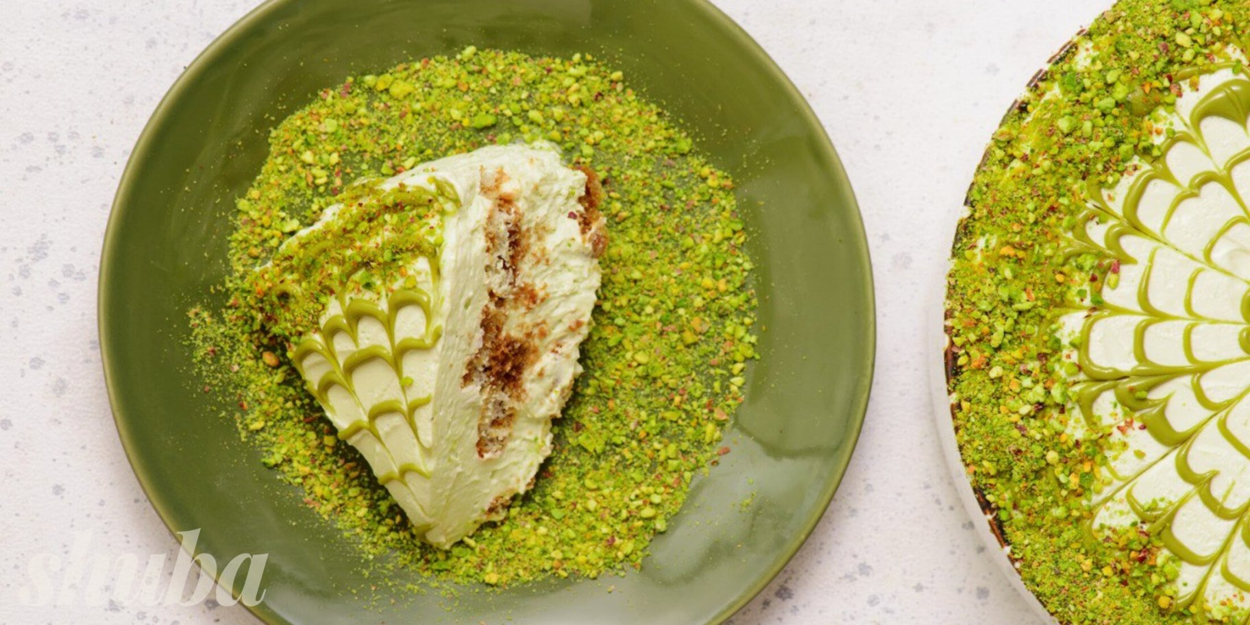 Фісташкове тирамісу без яєць