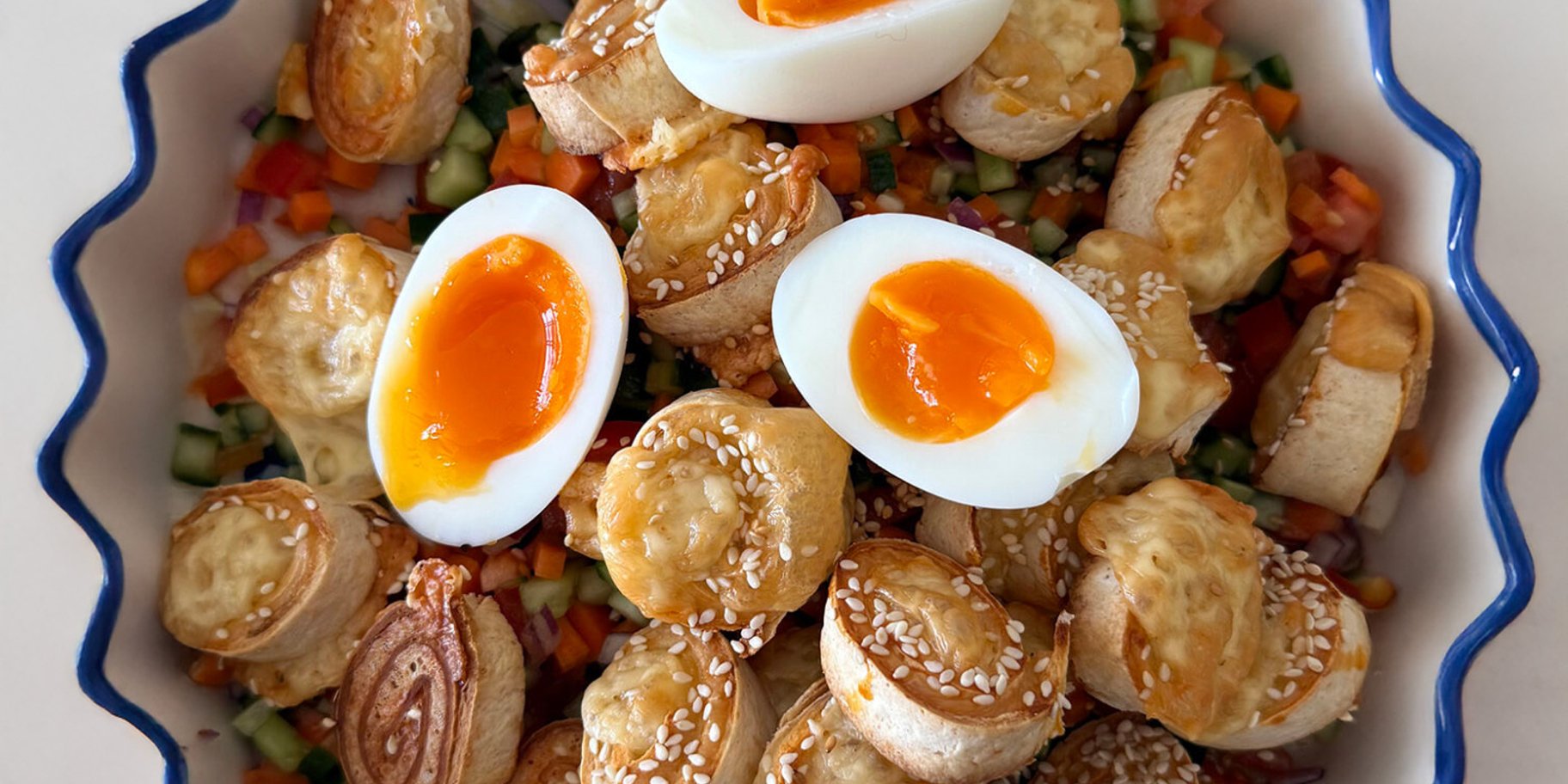 Салат з рулетиками