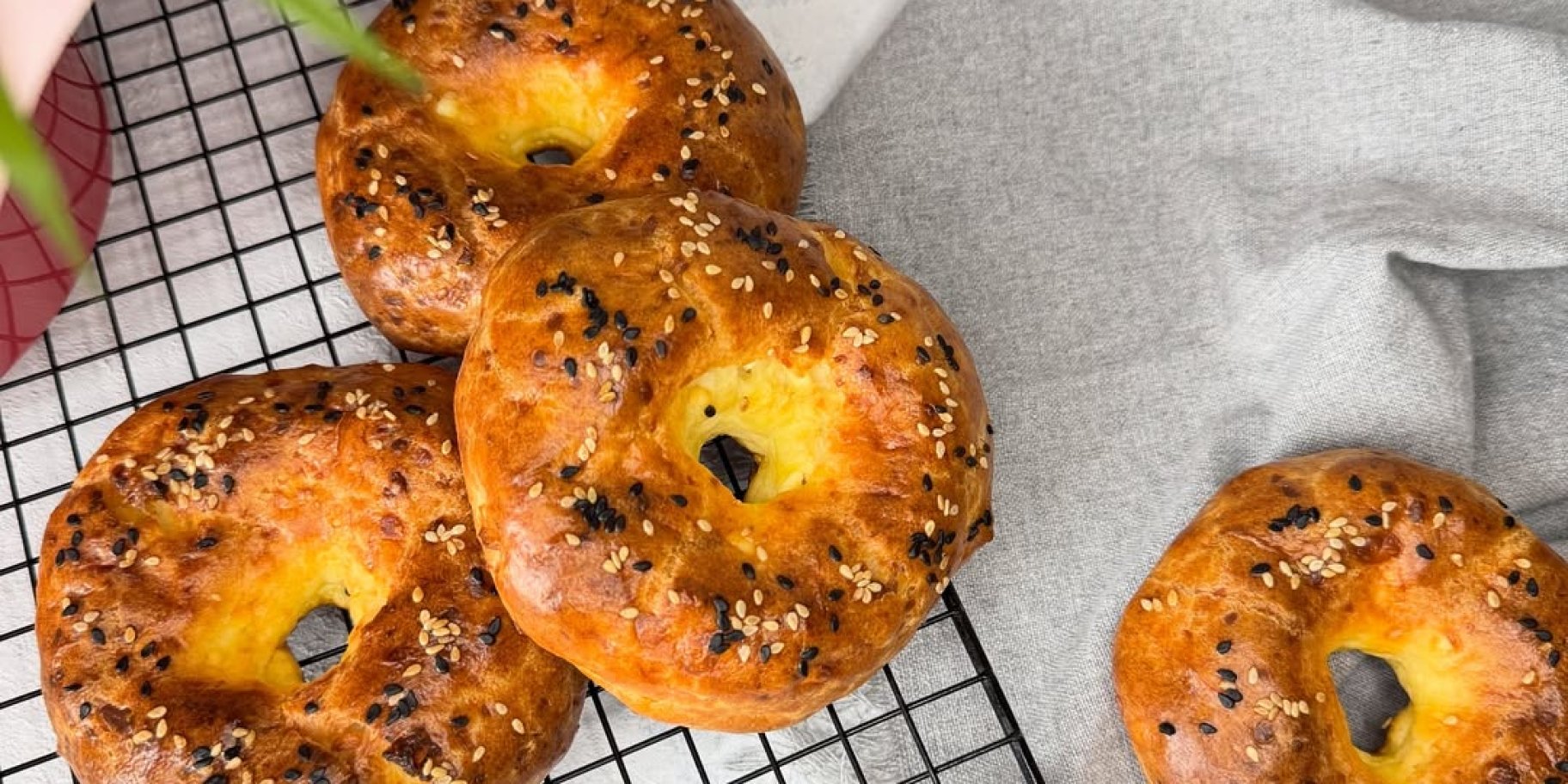 Бейгли на сирному тісті