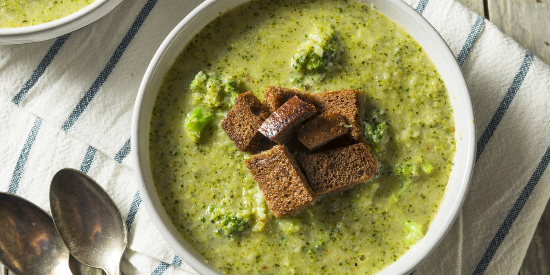 Зелений зимовий суп