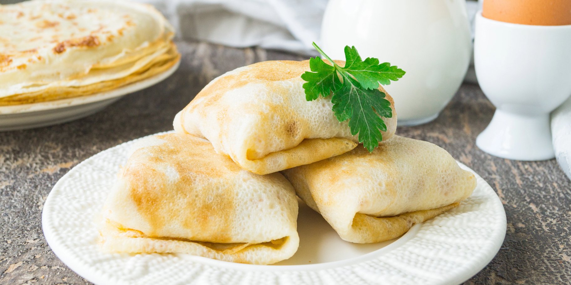 Млинці, фаршировані оселедцем