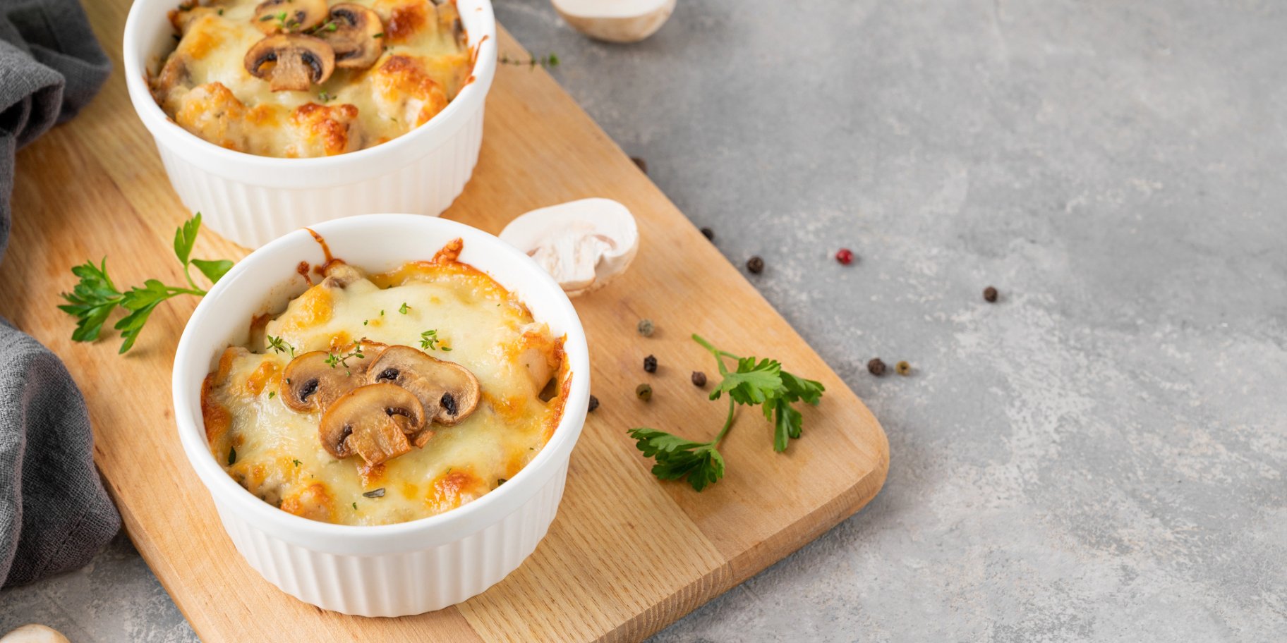 Запіканка з печериць