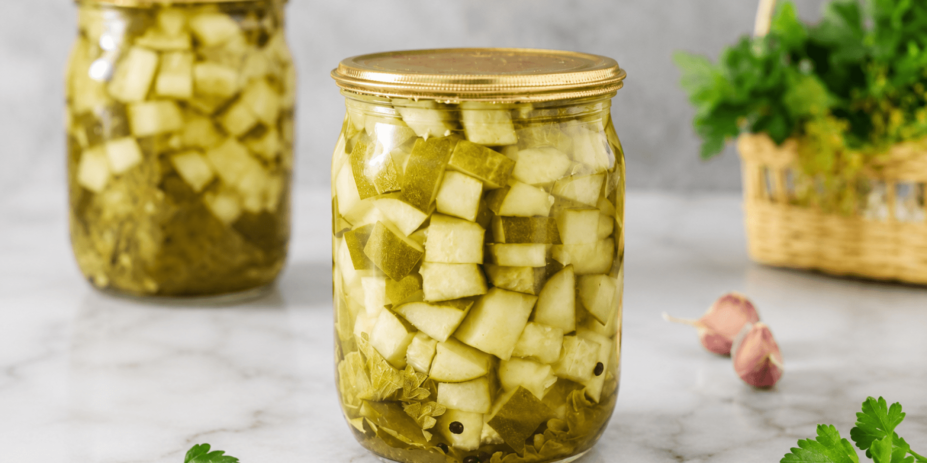 Огірки кубиками