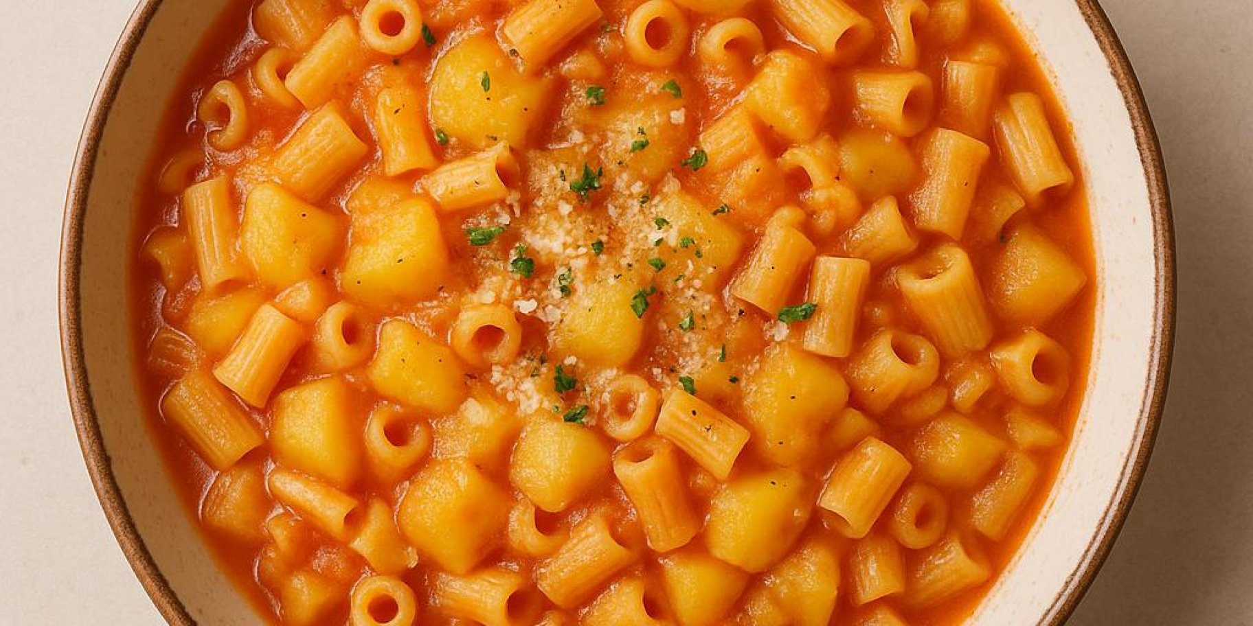 паста с картофелем