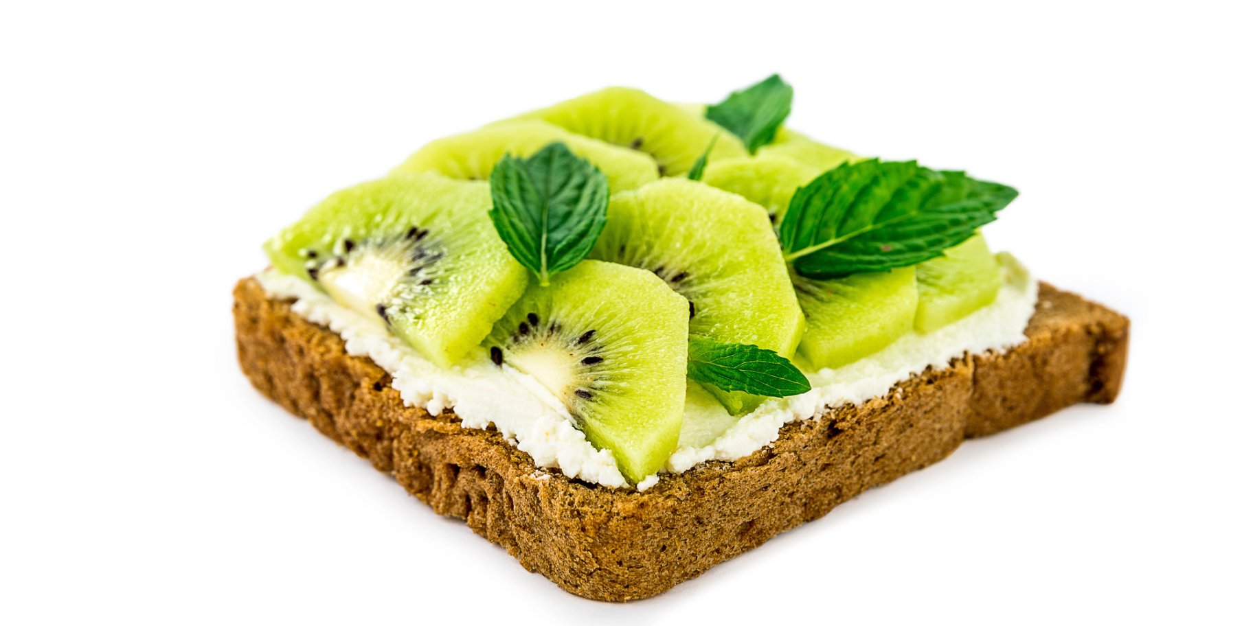 Канапки з ківі й сиром