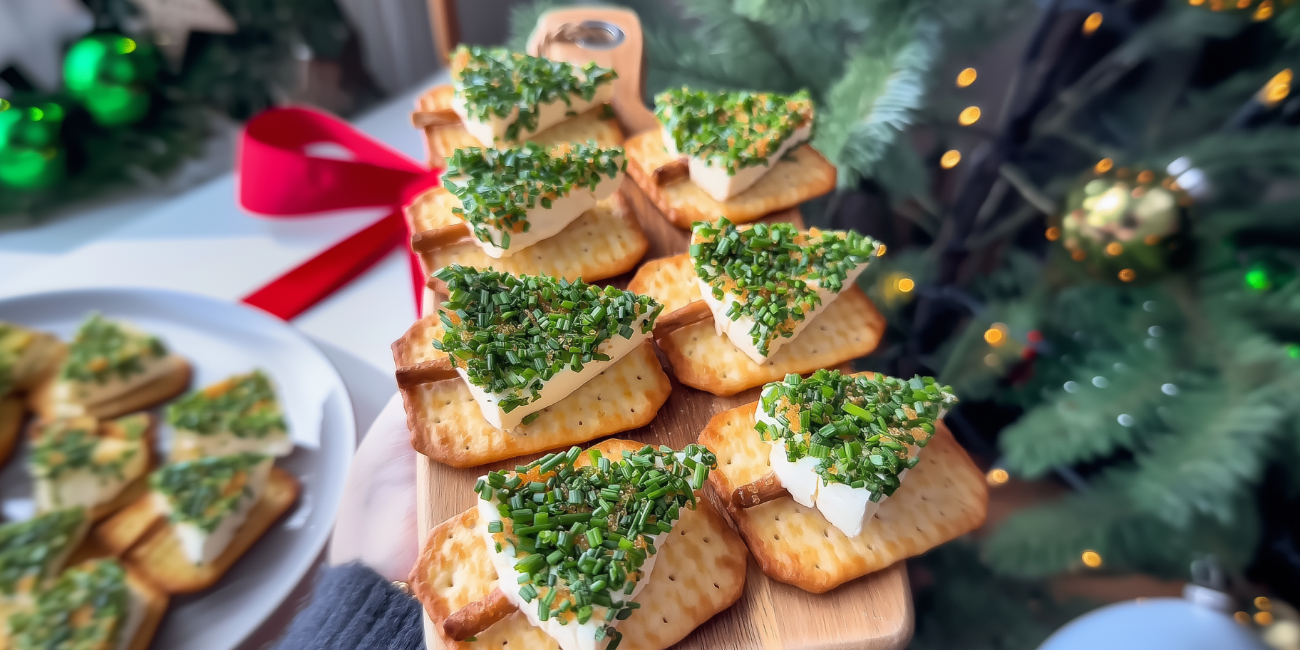 Новорічна закуска з плавленого сирка