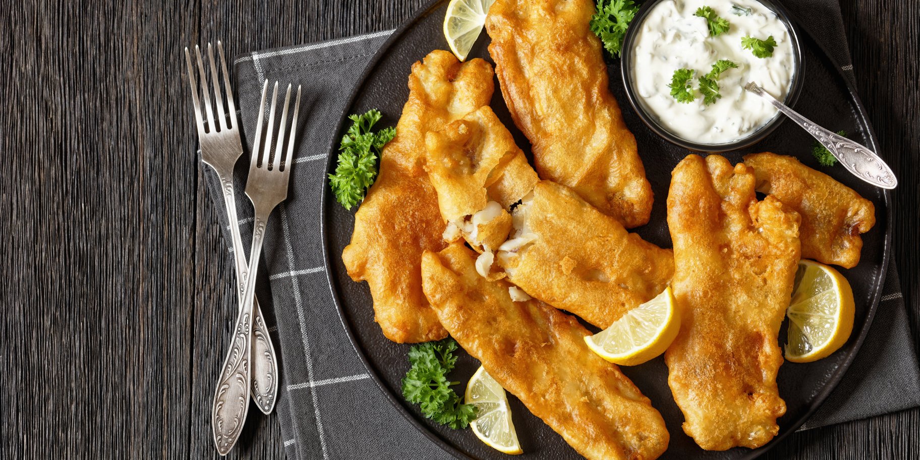 Смажений хек у клярі