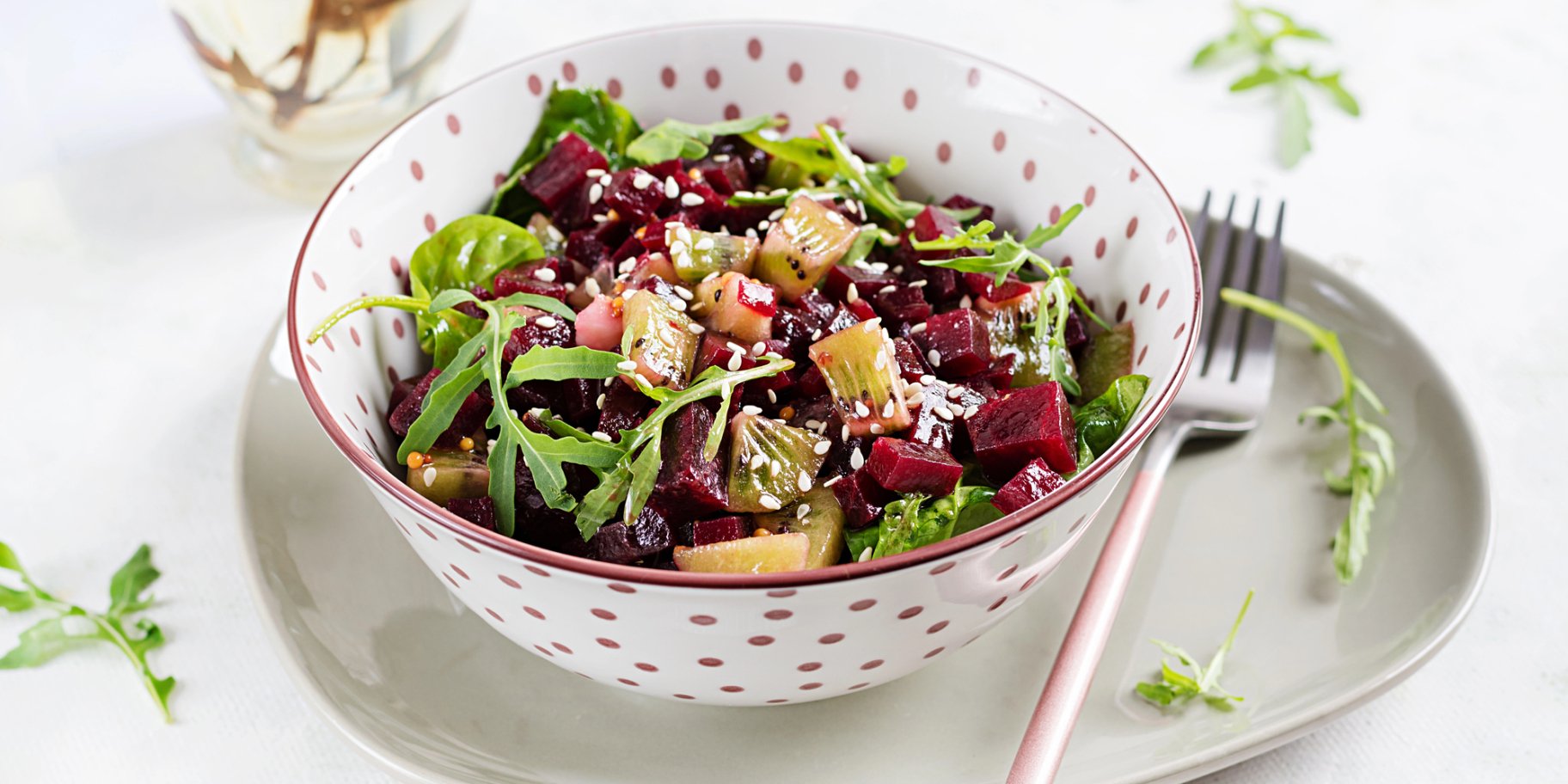 Салат із ківі та буряка