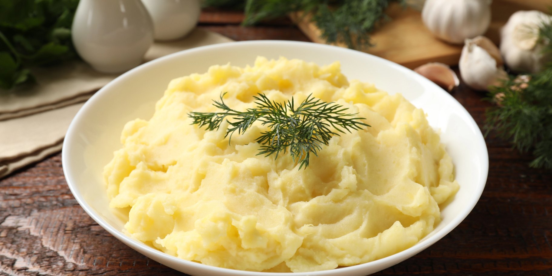 Картопляне пюре з двома видами сиру
