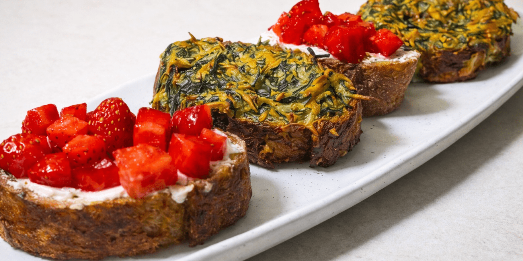 Канапки з гречаного багета