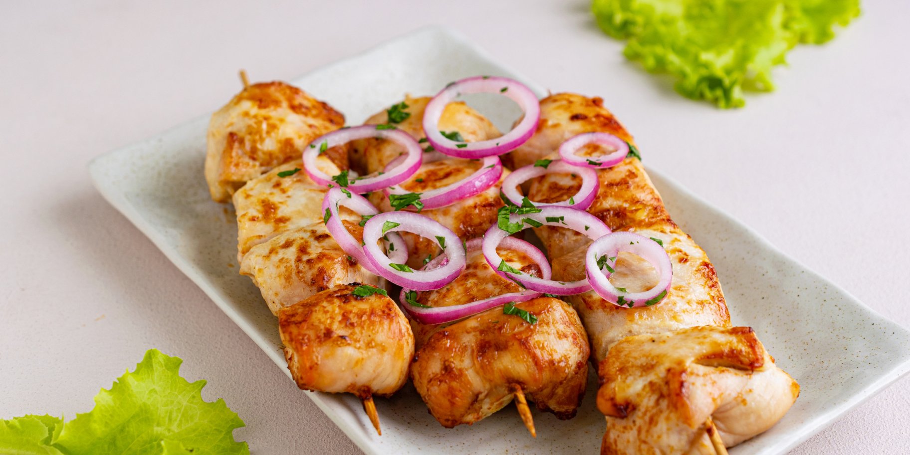 Курячий шашлик в аерогрилі